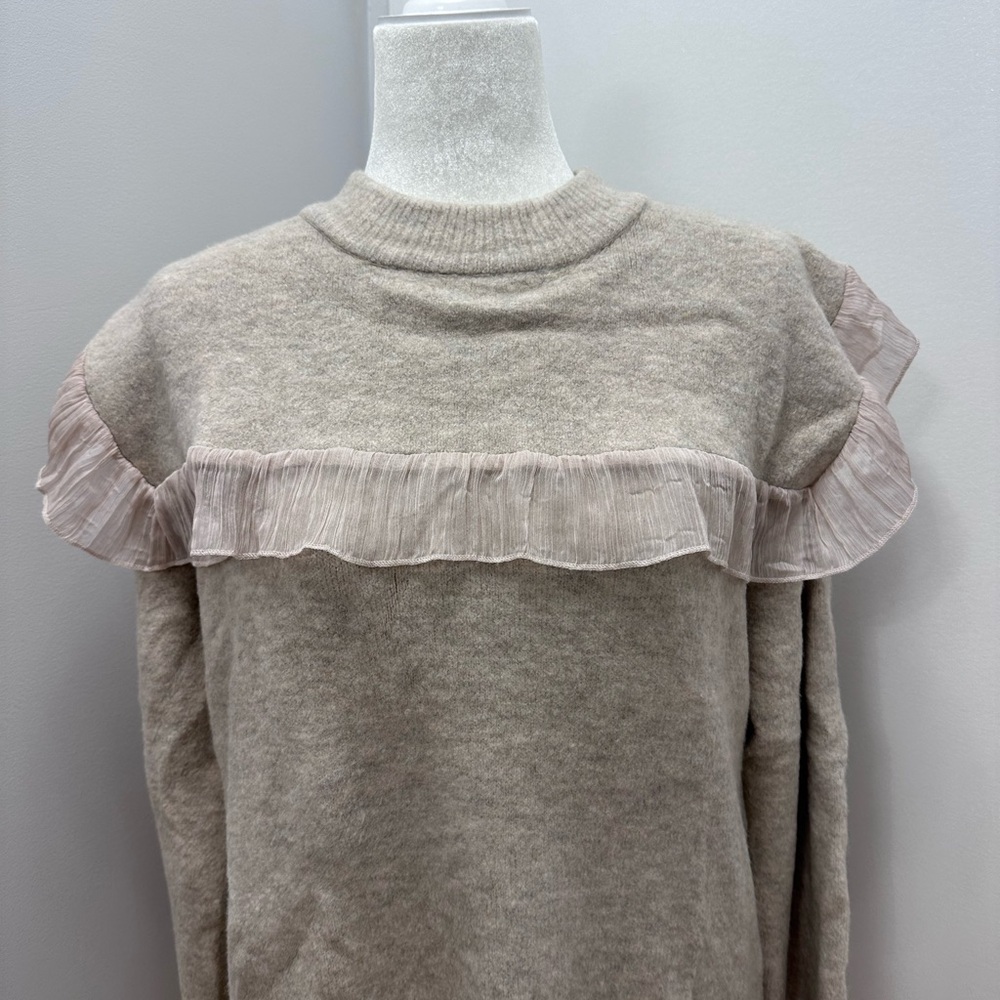 Zara Ruffle Style Sweater - Picture 3 of 4